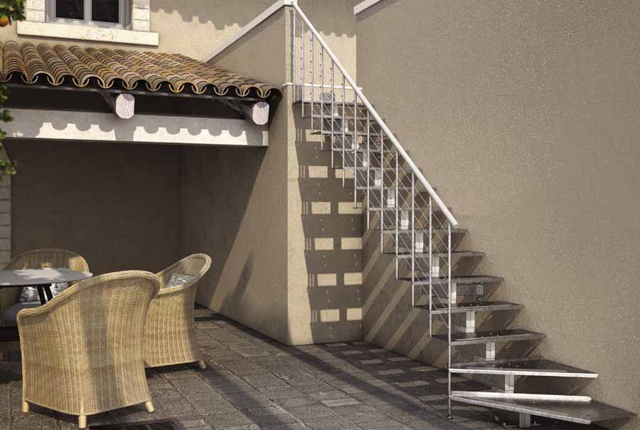 escaliers extrieurs pour terrasses et balcons